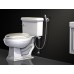 No drilling Bidet set including solid brass valve and sprayer holder with suction cup - B07FN8236R